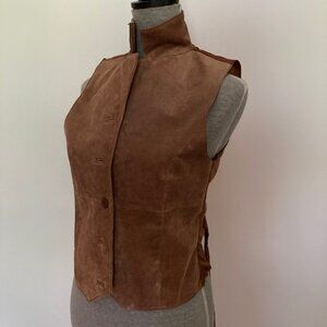 Vintage Suede Vest Tan XS Savannah